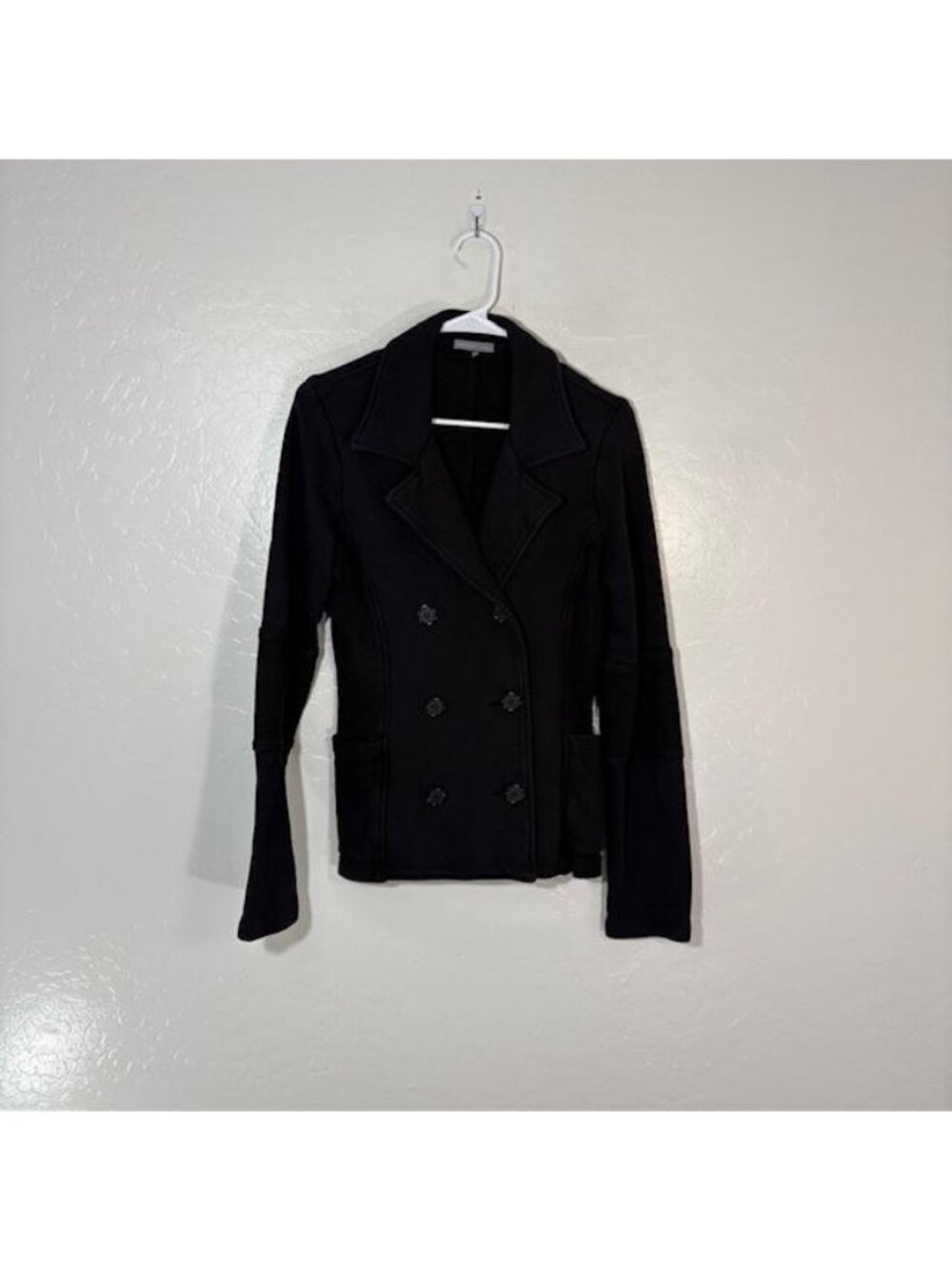 James Perse Jacket Womens Large Double Breasted Blazer Los Angeles Blazer